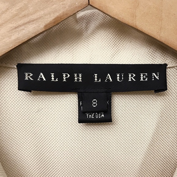 Ralph Lauren Collection Black Label Ivory Silk Blend Romper Jumpsuit 8 USA Made - Picture 6 of 8